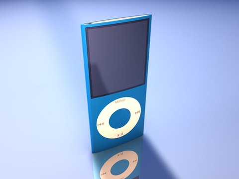 3D render of an iPod nano (4th generation)